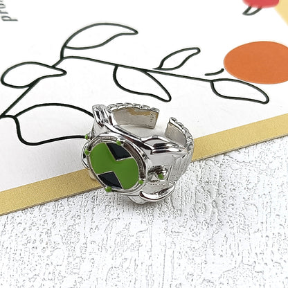 Omnitrix Ring Ben Cosplay Metal Ring European and American Style