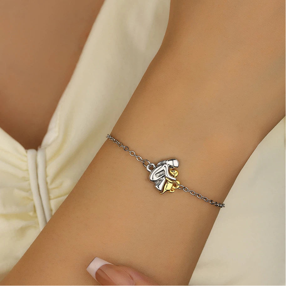 Gold-plated bracelet