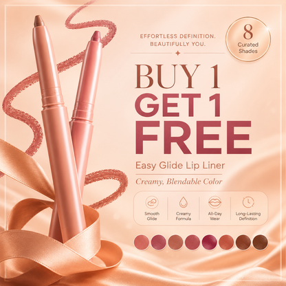 Last Day Buy 1 Get 1 Free Easy Glide Lip Liner — Creamy, Blendable Color with Smooth Application, Summervibes