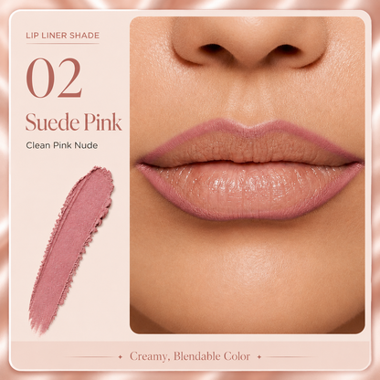 Last Day Buy 1 Get 1 Free Easy Glide Lip Liner — Creamy, Blendable Color with Smooth Application, Summervibes