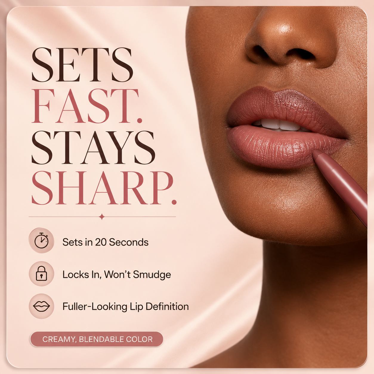Last Day Buy 1 Get 1 Free Easy Glide Lip Liner — Creamy, Blendable Color with Smooth Application, Summervibes