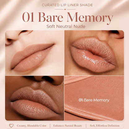 Last Day Buy 1 Get 1 Free Easy Glide Lip Liner — Creamy, Blendable Color with Smooth Application, Summervibes